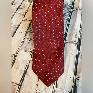 University Row Mens Maroon Silver 58” Long Necktie